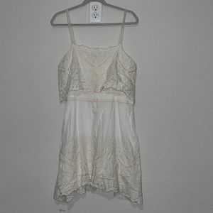 Ivory eyelet summer dress